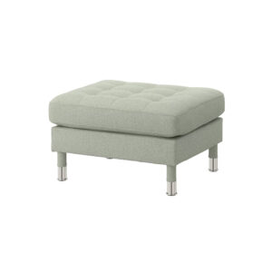 Footstool, Gunnared light green/metal
